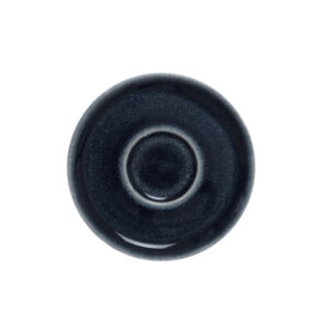 Midnight Blue Soft-Glaze Ceramic Tea Saucer