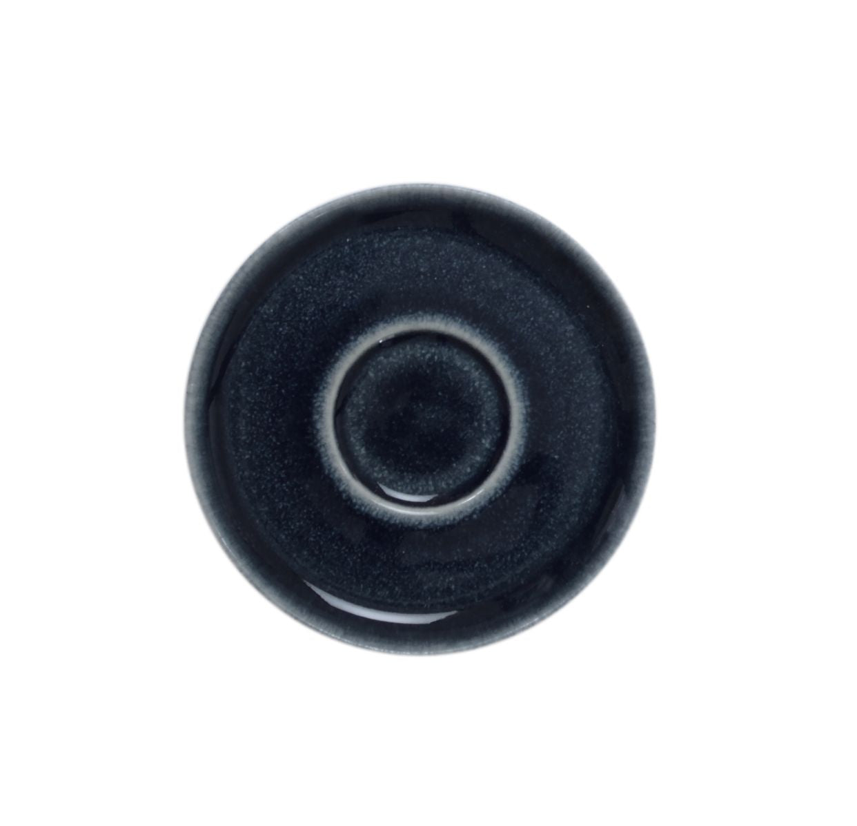 Midnight Blue Soft-Glaze Ceramic Tea Saucer