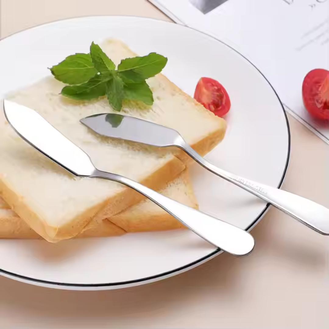 Butter Knife & Spreader - Small - Gold & Silver - Image 9