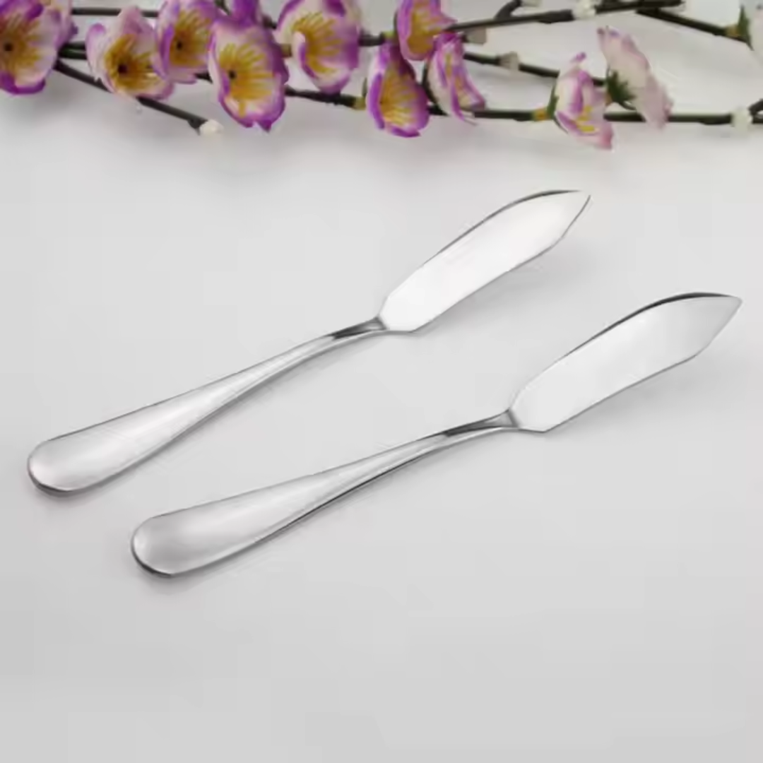 Butter Knife & Spreader - Small - Gold & Silver - Image 10