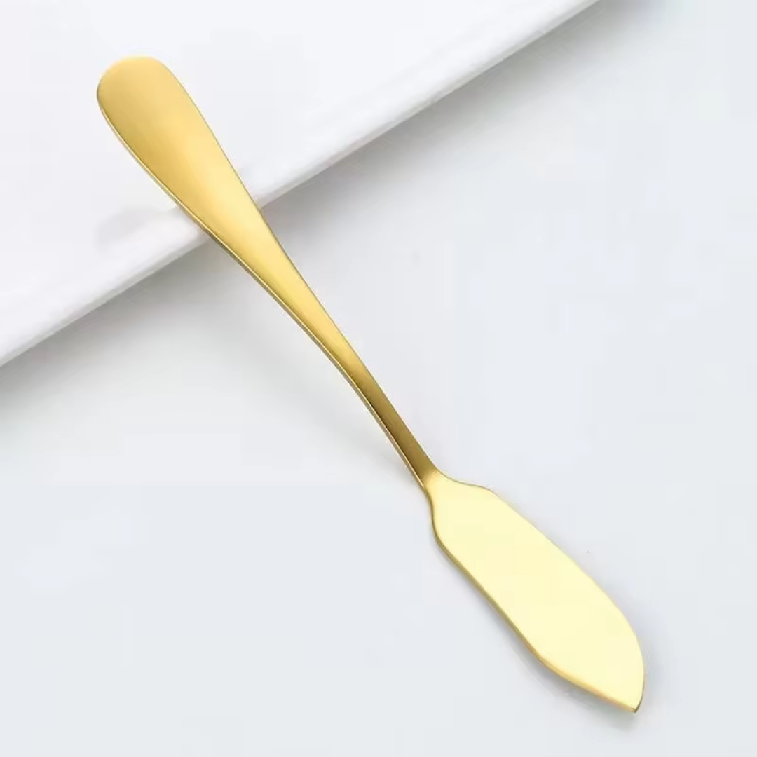 Butter Knife & Spreader - Small - Gold & Silver - Image 13