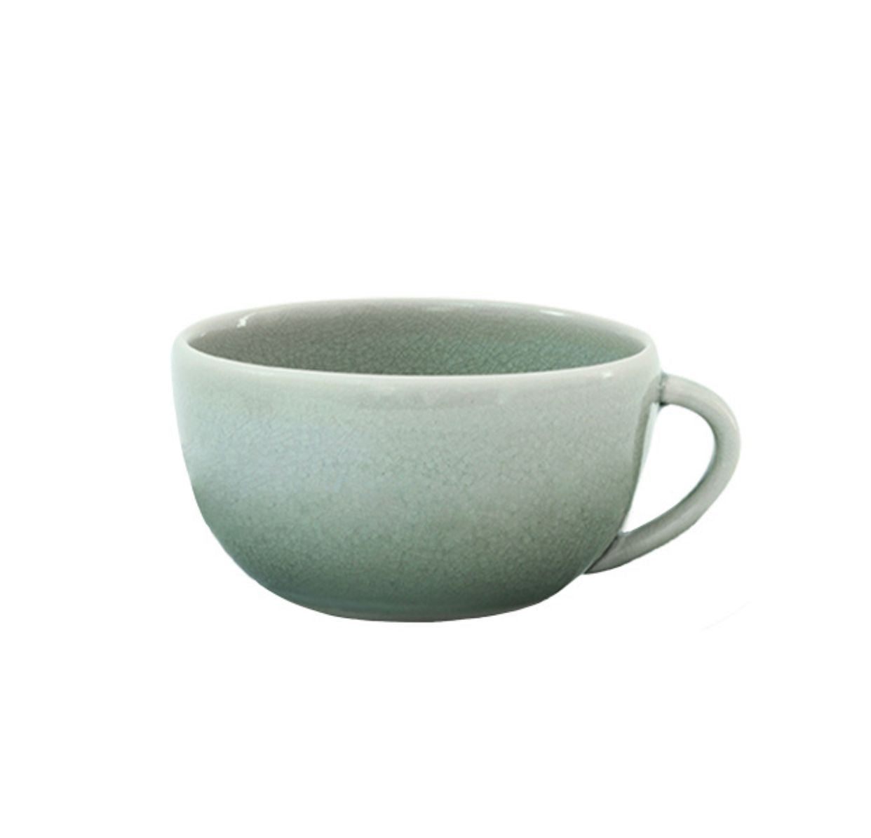 Textured Cashmere Gray Tea Cup