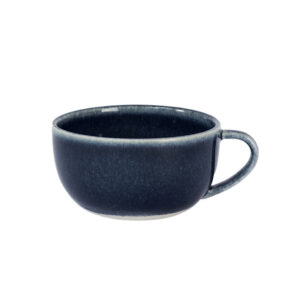 Hand-Finished Tea Cup in Midnight Blue