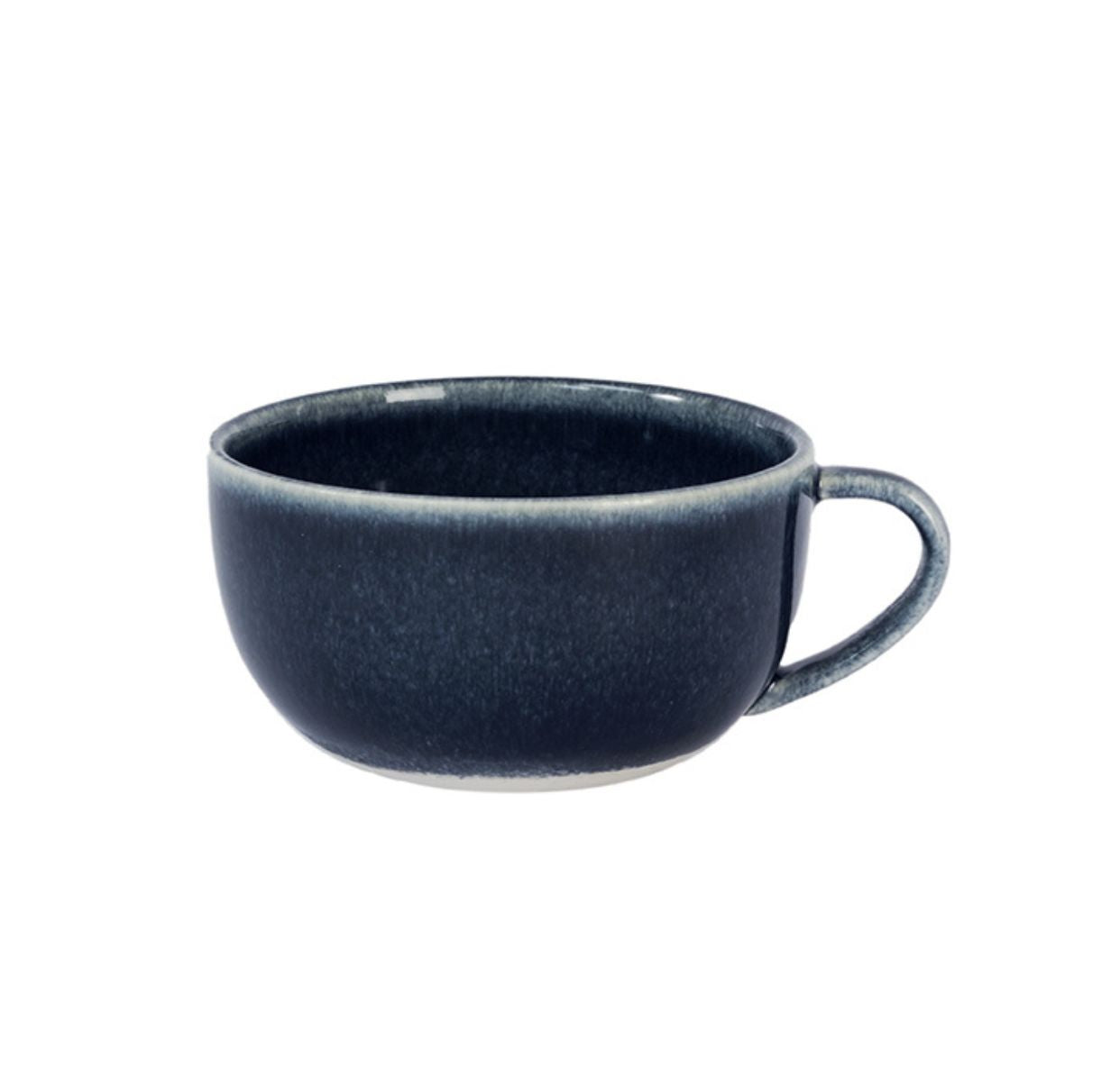 Hand-Finished Tea Cup in Midnight Blue