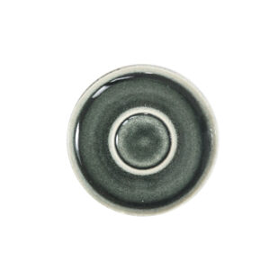 Storm Gray Modern Ceramic Tea Saucer
