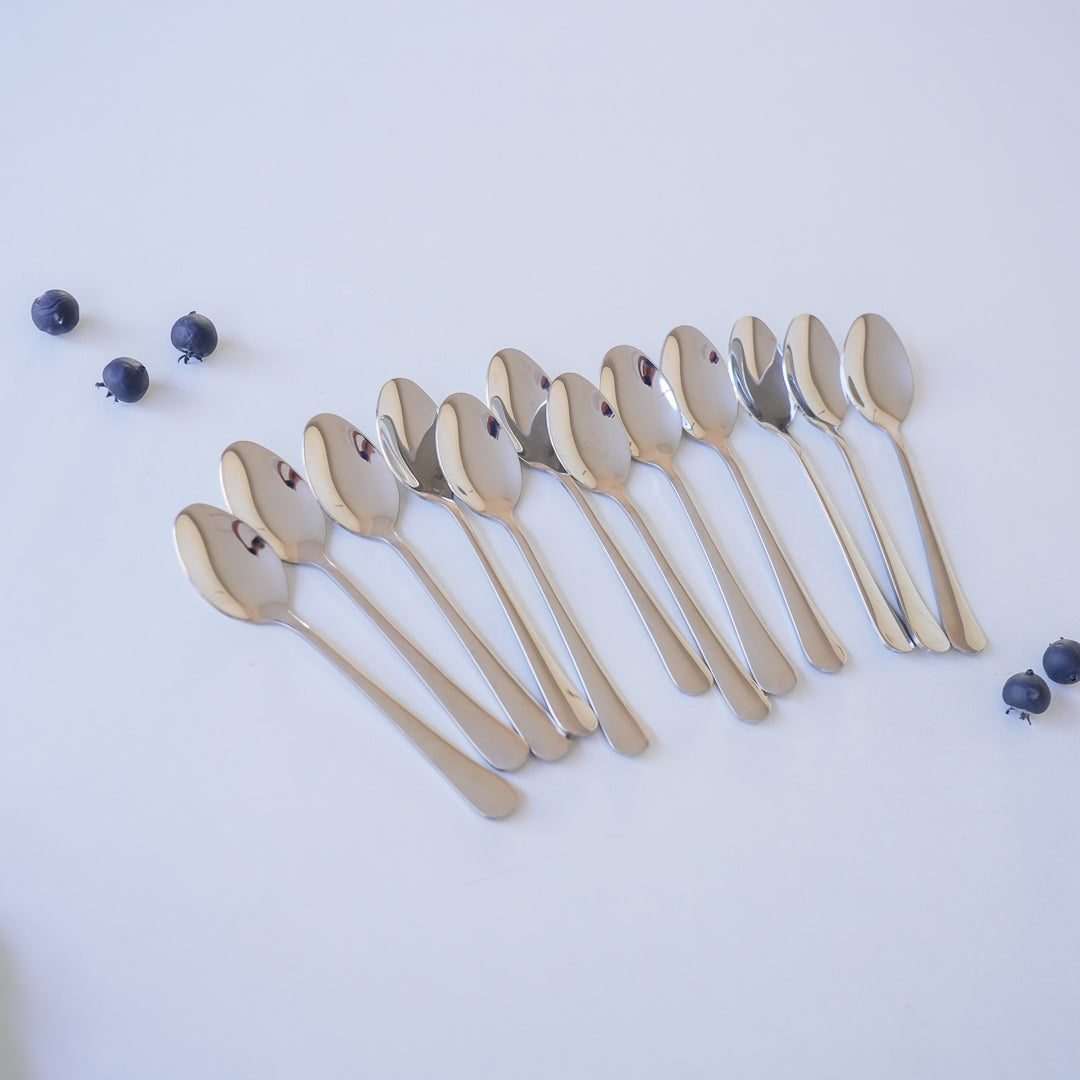 Dinner Spoons – Set of 6 / 12 | Silver & Gold | 304 Stainless Steel