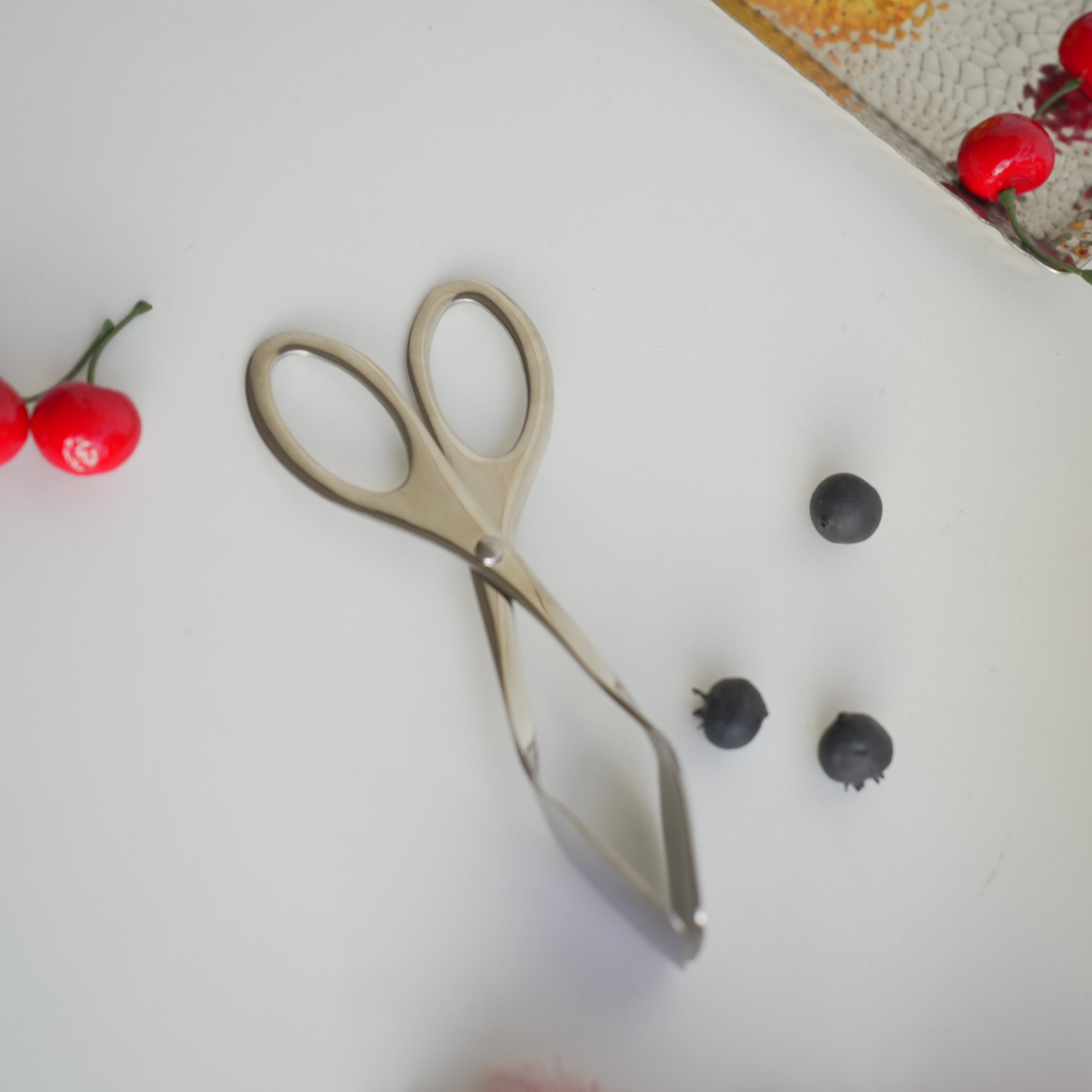 Small Clip Tong | Scissors shape | Gold Silver | Stainless Steel - Image 10