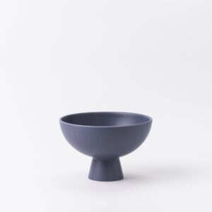 Medium Purple Ash Modern Pedestal Bowl