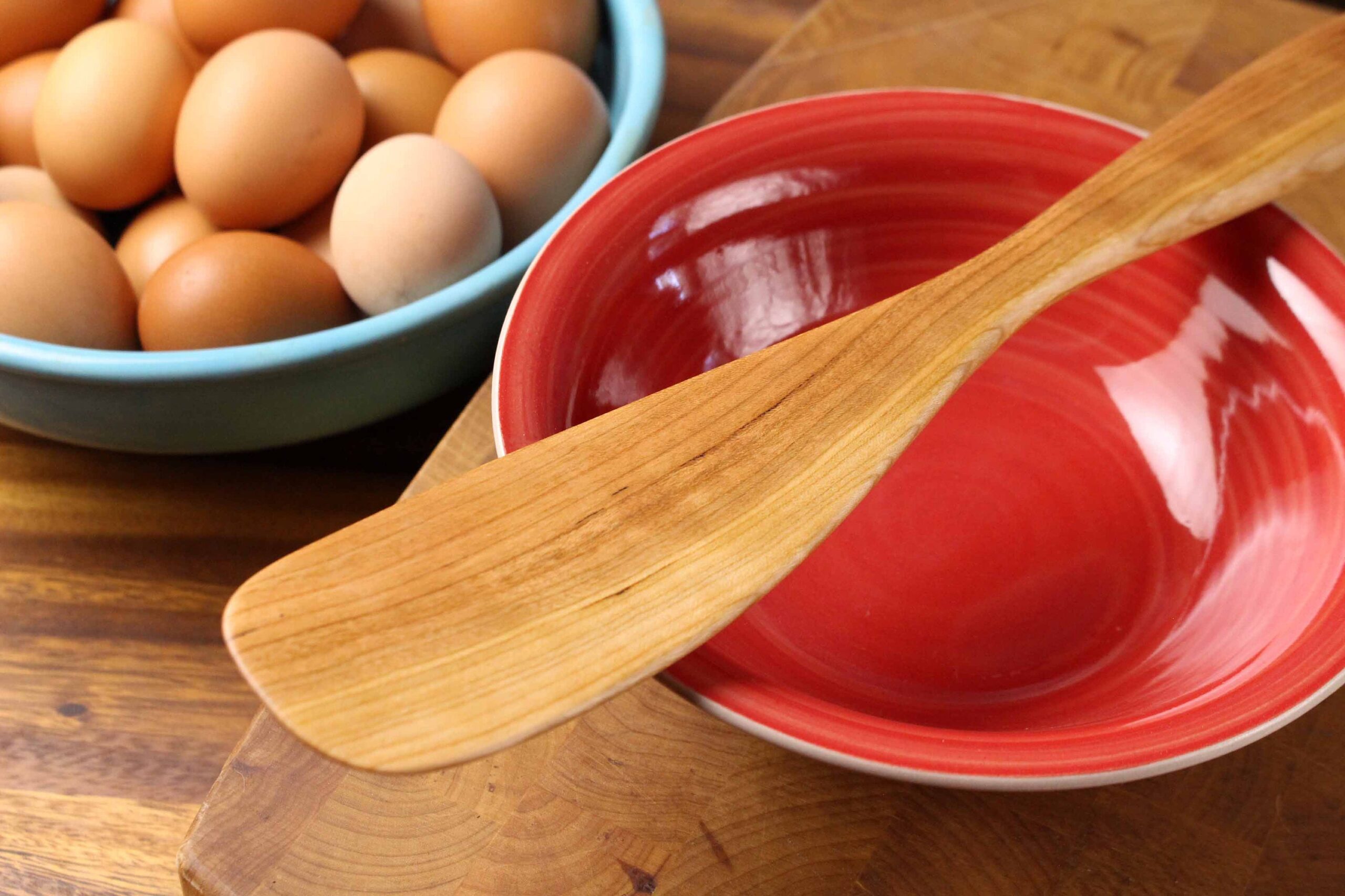 Handmade wooden spurtle for all kinds of jobs in the kitchen. - Image 6