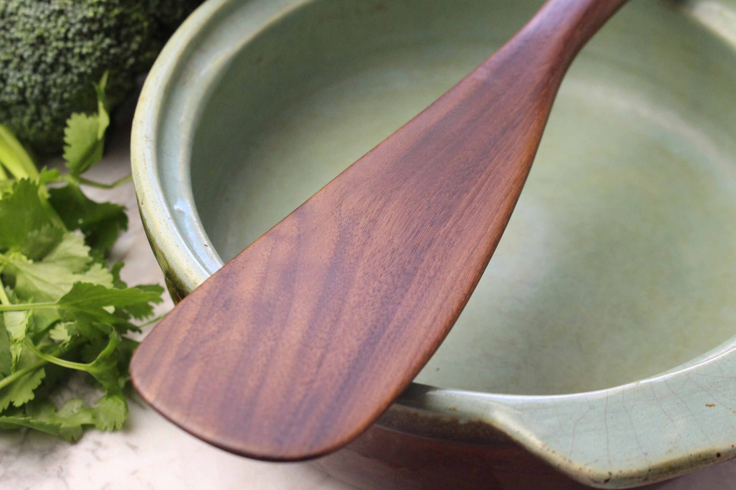 Handmade wooden spurtle for all kinds of jobs in the kitchen. - Image 9