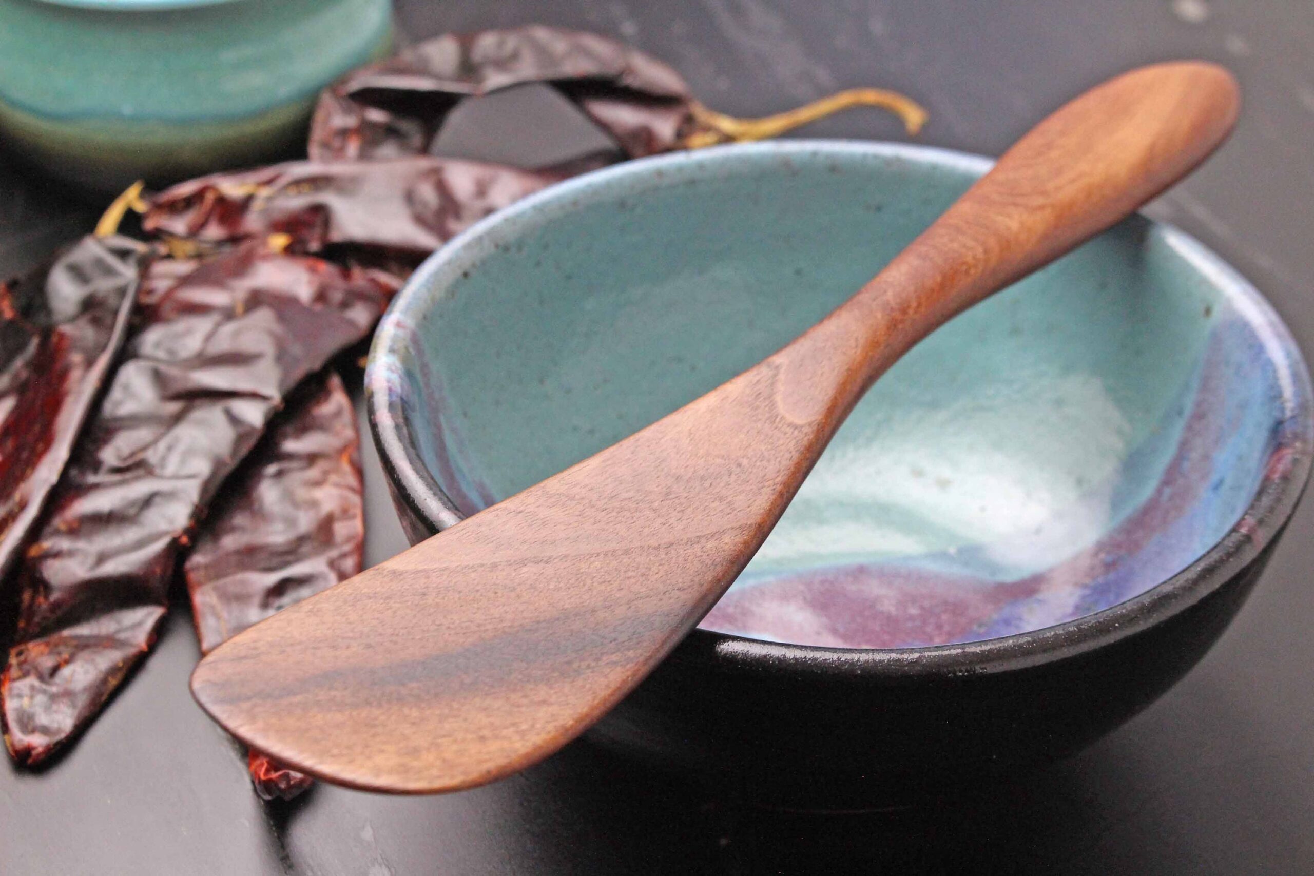 Handmade wooden spurtle for all kinds of jobs in the kitchen. - Image 5