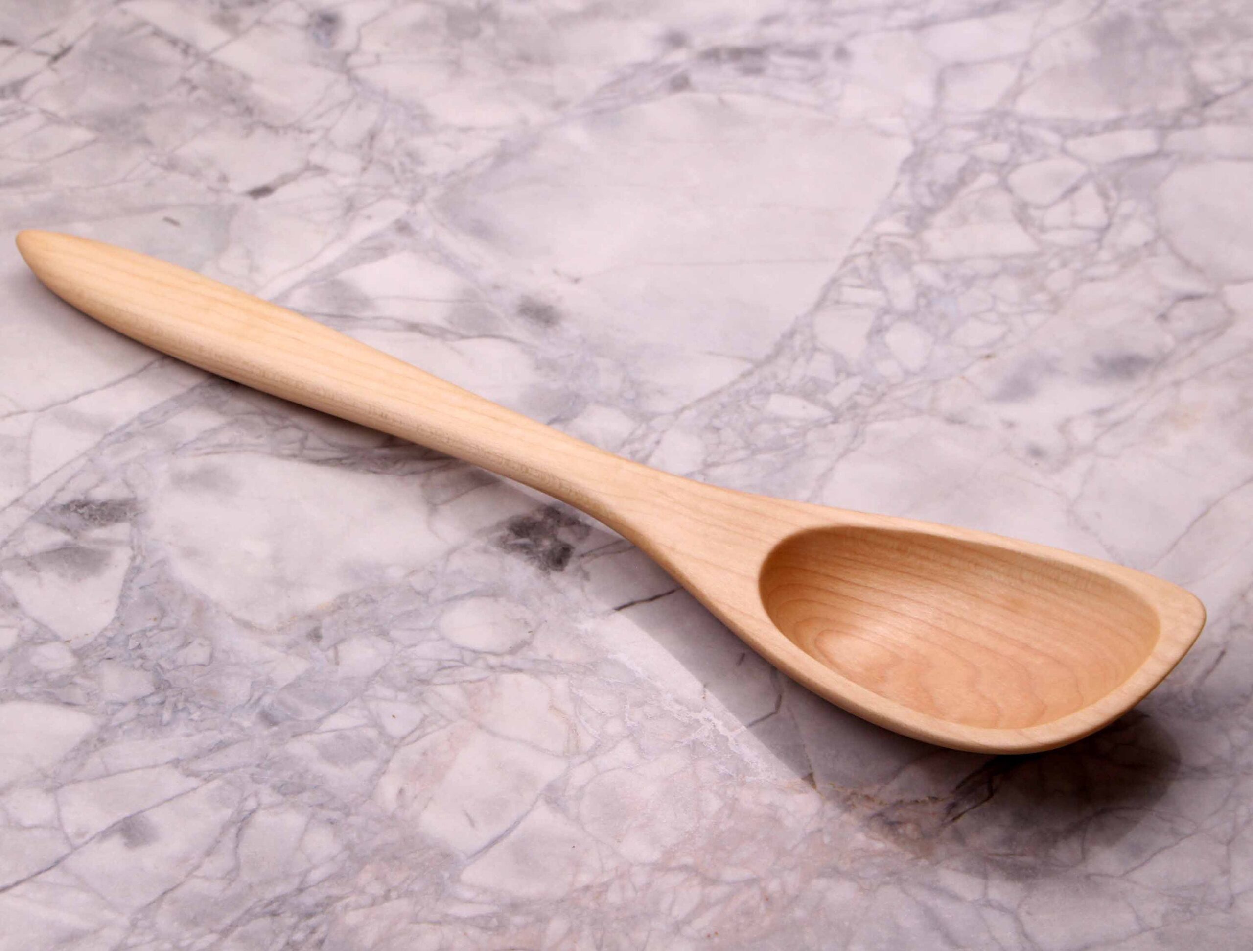 Hybrid wooden roux spoon spatula spoon hand made from Walnut , Cherry, or Maple wood - Image 9