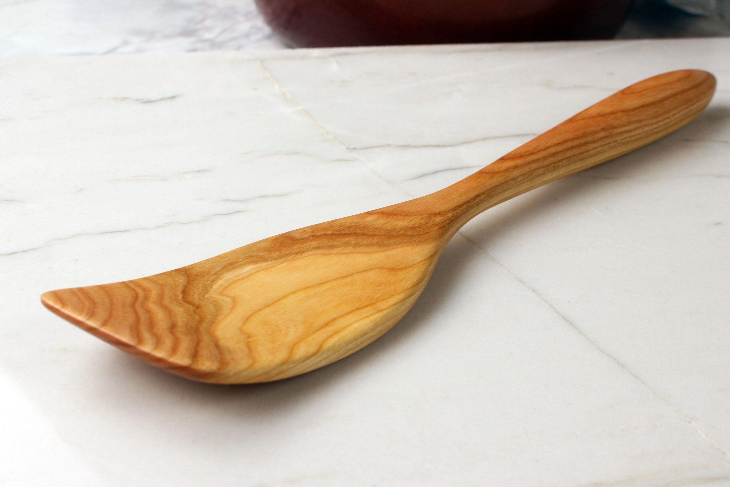 Handmade wooden stirring spatula carved from Walnut, Cherry, or Maple - Image 12
