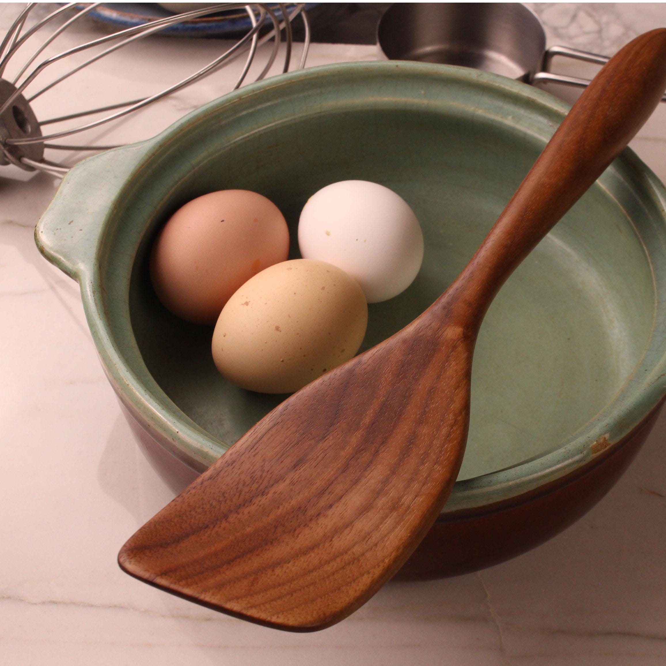 Handmade wooden stirring spatula carved from Walnut, Cherry, or Maple - Image 6