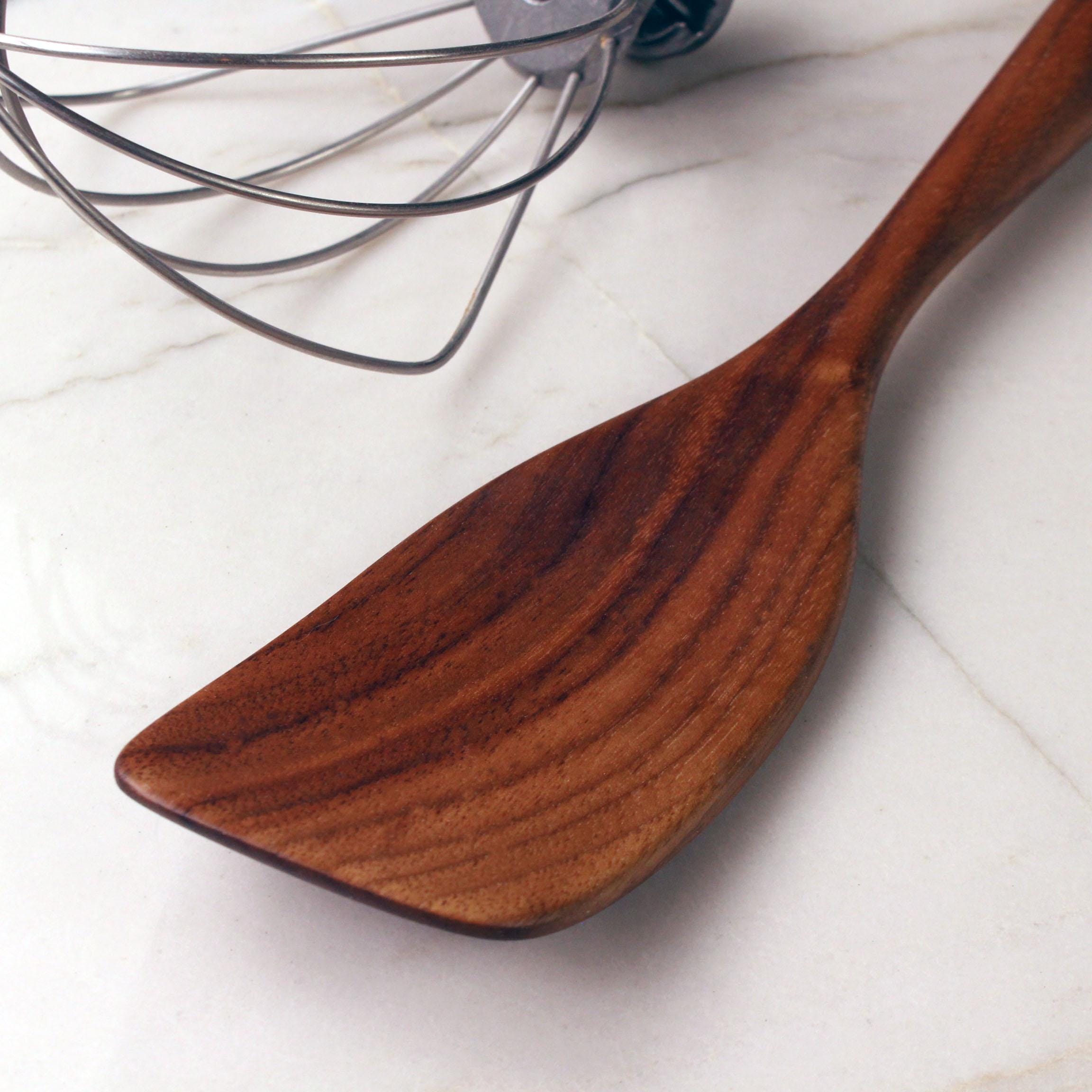 Handmade wooden stirring spatula carved from Walnut, Cherry, or Maple - Image 11