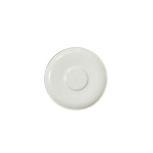 Contemporary Saucer in Quartz White